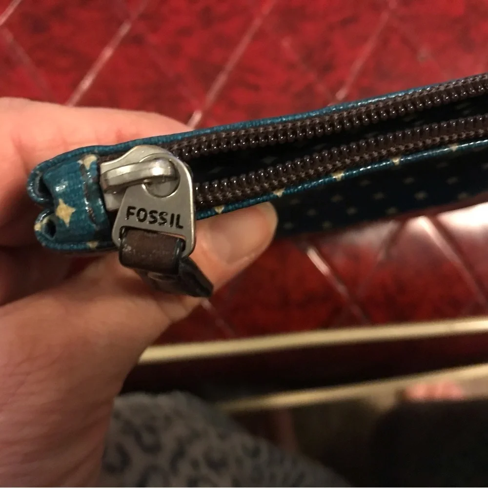 Vintage Fossil Cosmetic Bag